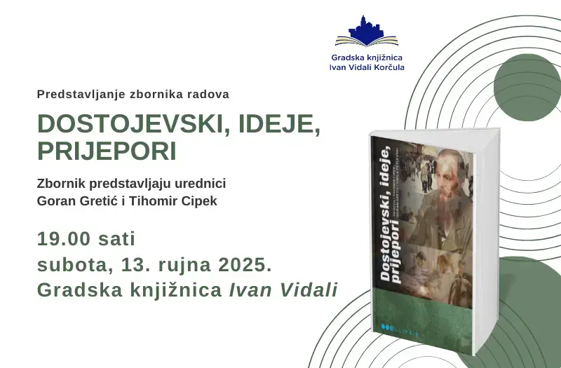 Predstavljanje knjige “Dostojevski, ideje, prijepori”
