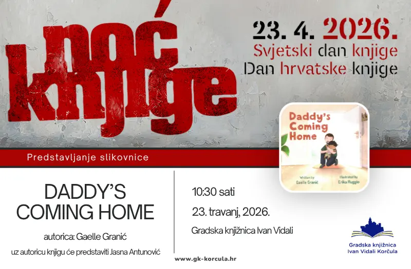 Predstavljanje slikovnice “Daddy’s Coming Home”